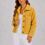 Women's Casual Knit Blazer Jacket with Pockets for Autumn-Edit Velvet